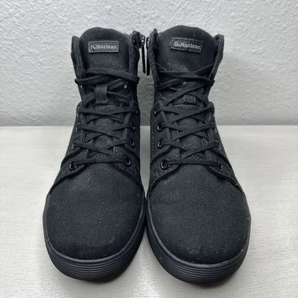Dr. Martens Rozarya II Womens Black Casual Outdoor Side Zip Ankle Boots - Picture 3 of 7